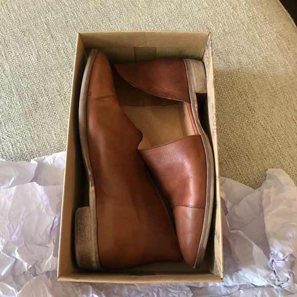 COPY - Like new Free People leather Royale Flats whiskey - Picture 7 of 8